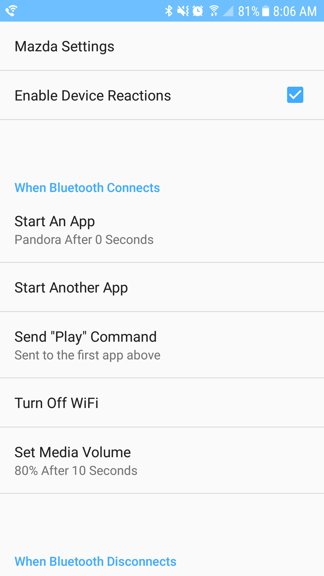 YouBlue React Bluetooth Connect Actions