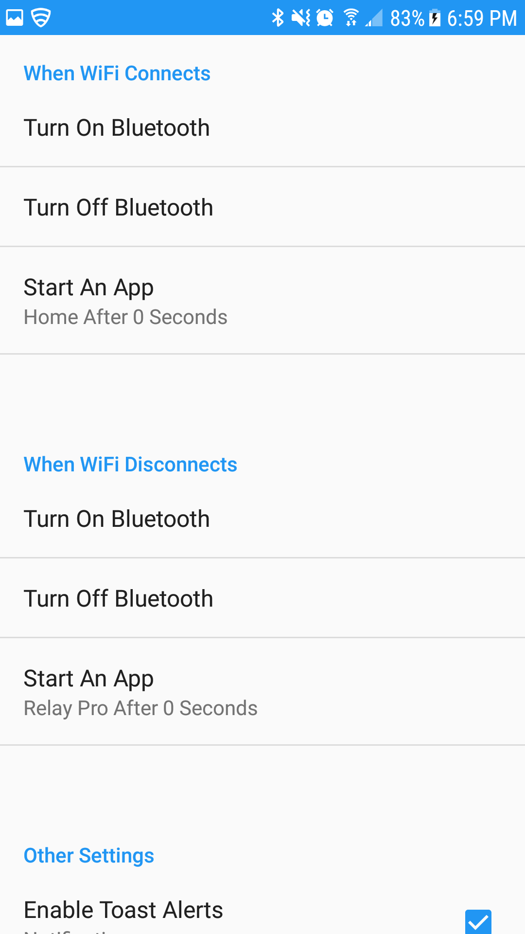 YouBlue React Disconnect Triggers